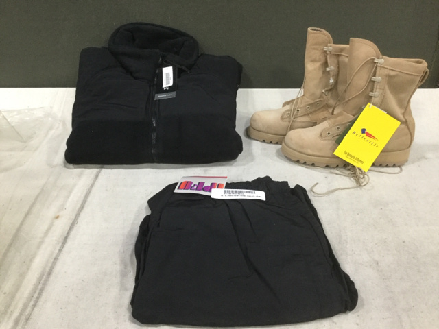 (43) Pairs of Combat Boots, (20) PFU Pants & Assorted Field Gear