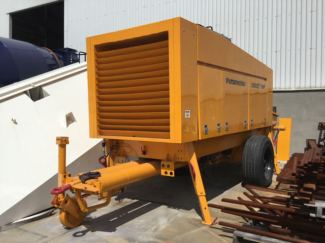 2011 Putzmeister BSA1400HPD Concrete Pump