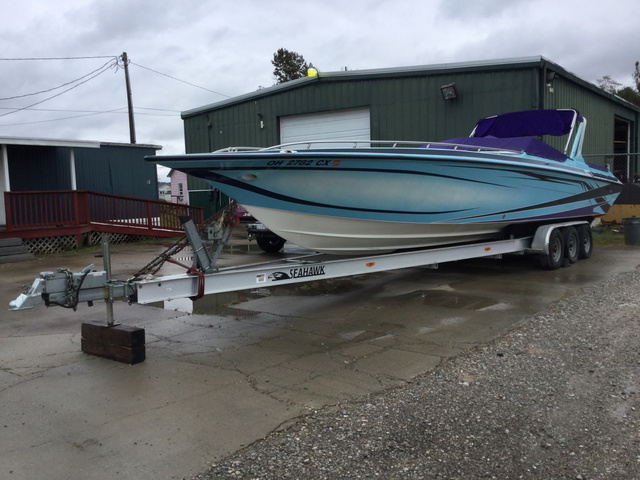 1989 (unverified) Fountain Fever Power Boat w/2007 Seahawk Tri/A Trailer 1989 (unverified) Fountain Fever Power Boat w/2007 Seahawk Tri/A Trailer