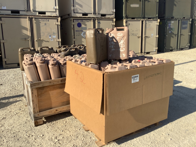 (131) Plastic Water & Fuel Cans