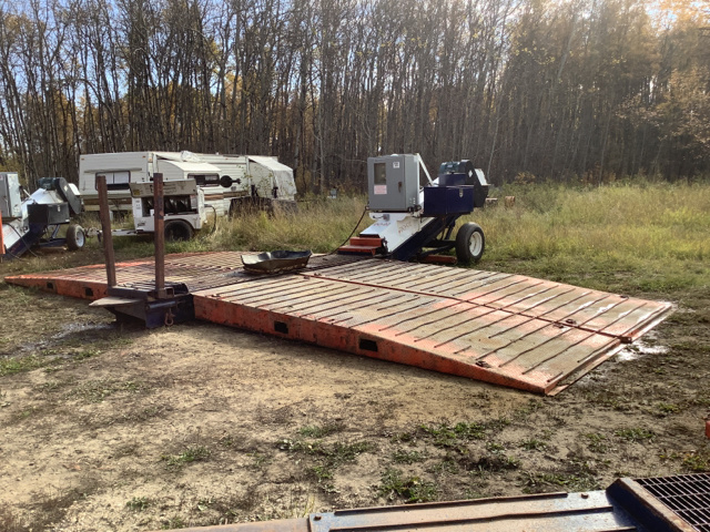 Sand Wizard Drive Over Frac Sand Unloading Station