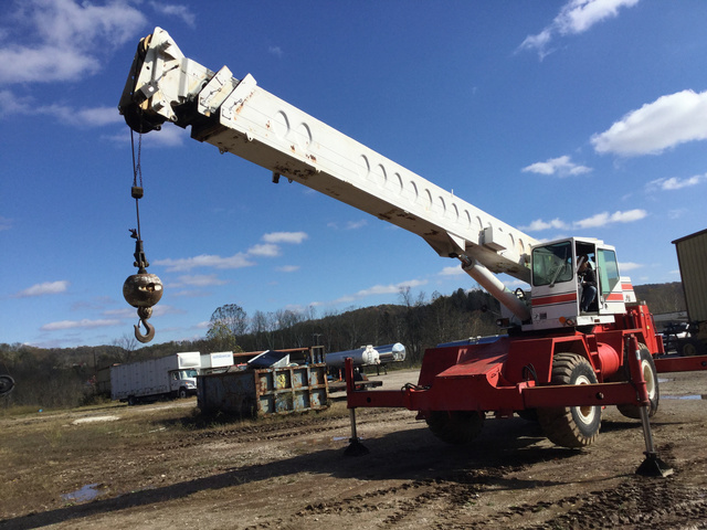 1992 Link-Belt HSP8028S Rough Terrain Crane 1992 Link-Belt HSP8028S Rough Terrain Crane