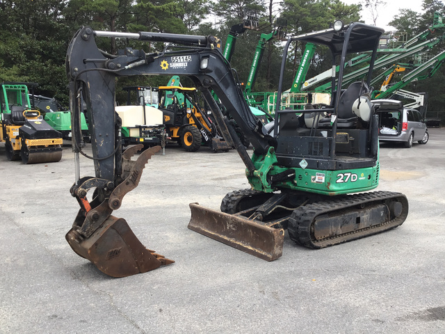 2013 (unverified) John Deere 27D Mini Excavator