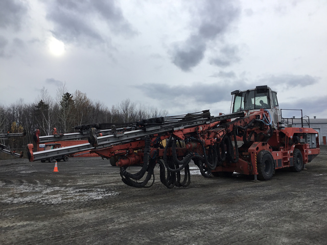 2010 Sandvick DT1130-SC Rubber Tire Jumbo Drill