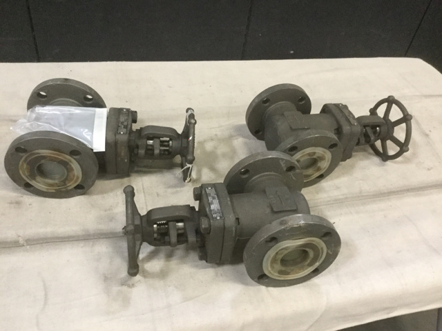 (3) Newco V-10110D Valves