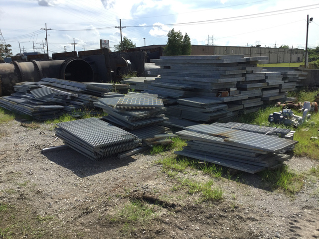 Lot of Galvanized Grating