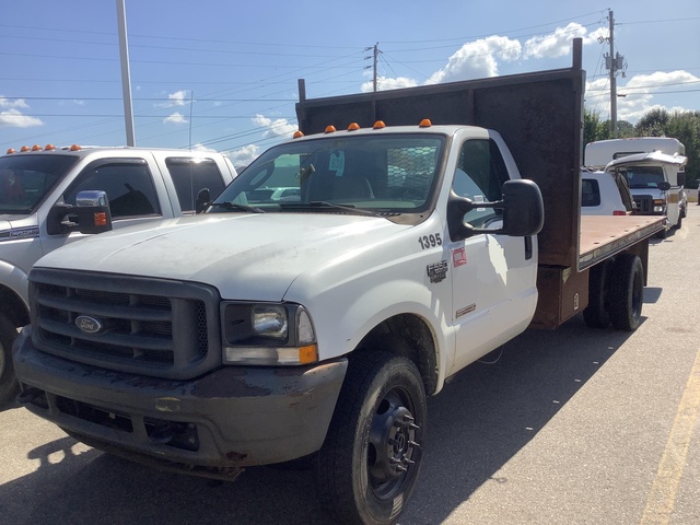 2004 Ford F-550 XL Super Duty 4x4 Flatbed Dump Truck