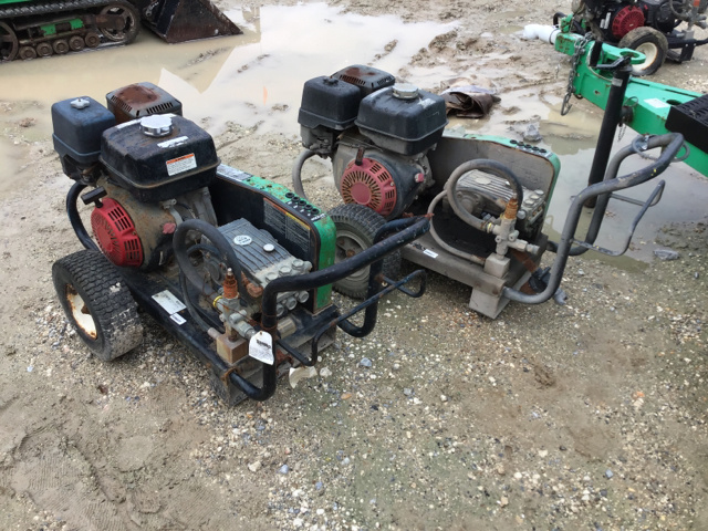 Lot of (2) Mi-T-M CW-3004-4SGH Pressure Washers