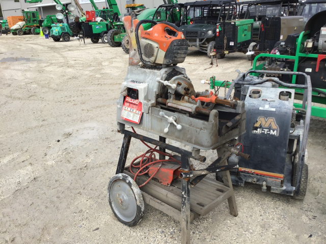 Lot of (1) Pipe Threader & (1) Cut Off Saw