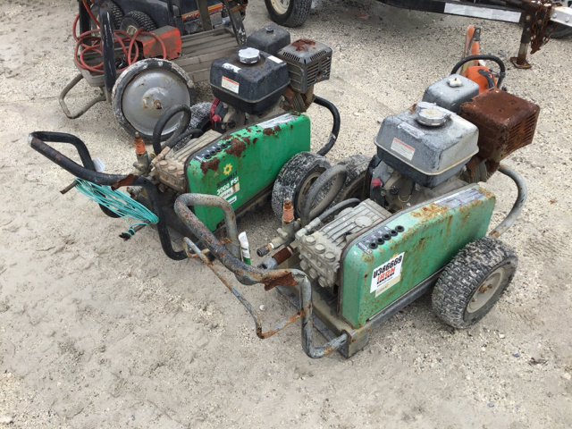 Lot of (2) Mi-T-M CW-3004-4SGH Pressure Washers