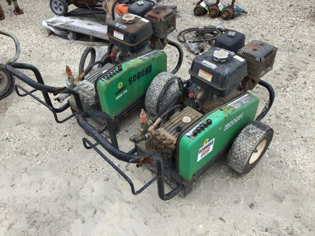 Lot of (2) MI-T-M CW-3004-4SGH Pressure Washers