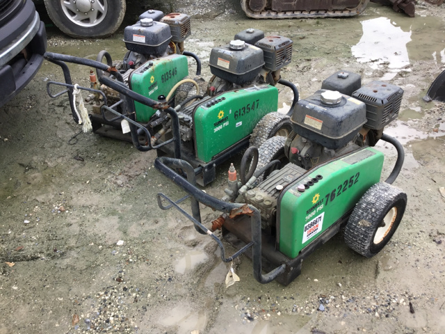 Lot of (3) Mi-T-M CW-3004-4SGH Pressure Washers