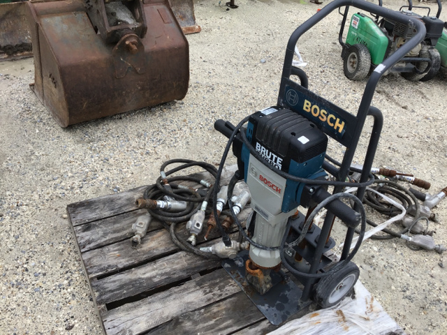 Lot of (3) Air Hammers & (1) Electric Breaker