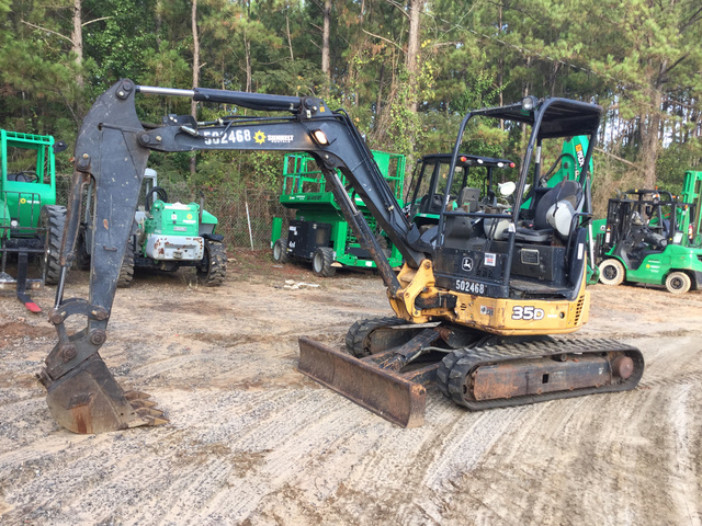 2012 (unverified) John Deere 35D Mini Excavator