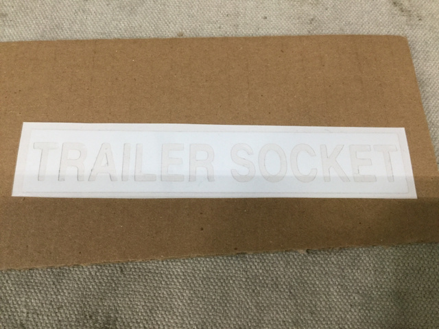 (247) General Dynamics R0081852 Trailer Socket Stencils - Unused (247) General Dynamics R0081852 Trailer Socket Stencils - Unused