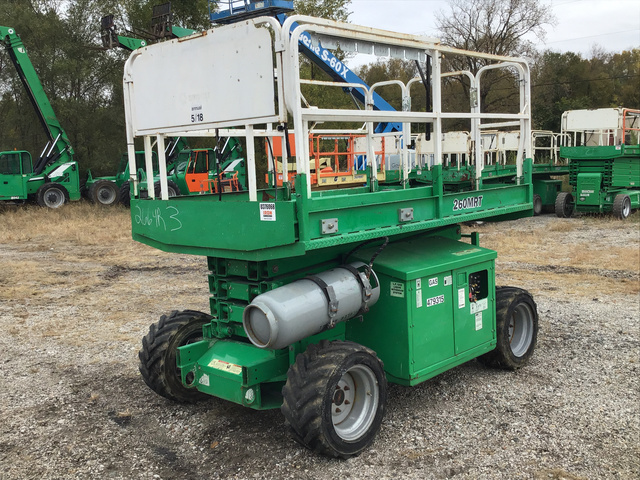 2012 JLG 260MRT 4WD Dual Fuel Scissor Lift