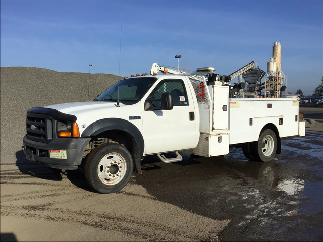 2006 Ford F-450 XL Super Duty 4x4 Service Truck w/ Crane