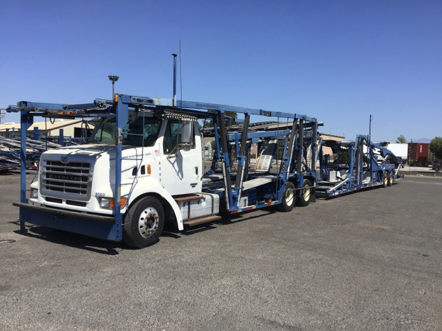 2006 Sterling LC Car Carrier Truck w/ 2006 Cottrell Auto Transport Trailer