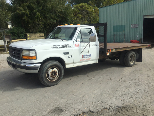 1996 Ford F-350 XL Flatbed Dump Truck