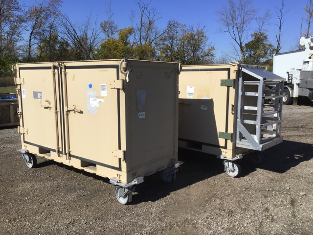 (2) AAR Mobility Systems 56212000 Storage Containers