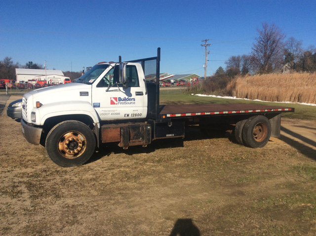 1999 GMC 5500 Flatbed Dump Truck 1999 GMC 5500 Flatbed Dump Truck