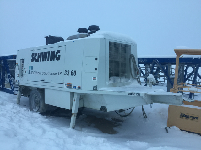 2017 Schwing SP8800 Concrete Pump 2017 Schwing SP8800 Concrete Pump