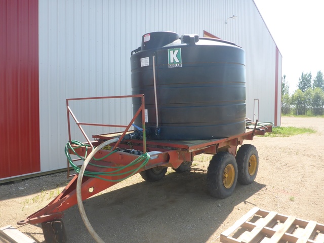 Custom Built T/A Equipment Trailer w/ 1,650 Gallon Poly Tank Custom Built T/A Equipment Trailer w/ 1,650 Gallon Poly Tank