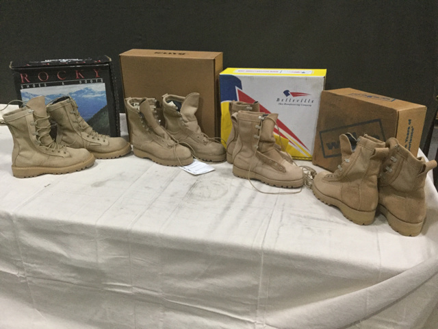 (62) Pairs of Combat Boots