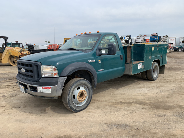 2007 Ford F-450 XL Super Duty Service Truck w/ Crane 2007 Ford F-450 XL Super Duty Service Truck w/ Crane