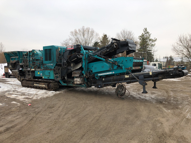 2014 Powerscreen Trakpactor 320SR Tracked Mobile Impact Crusher Plant