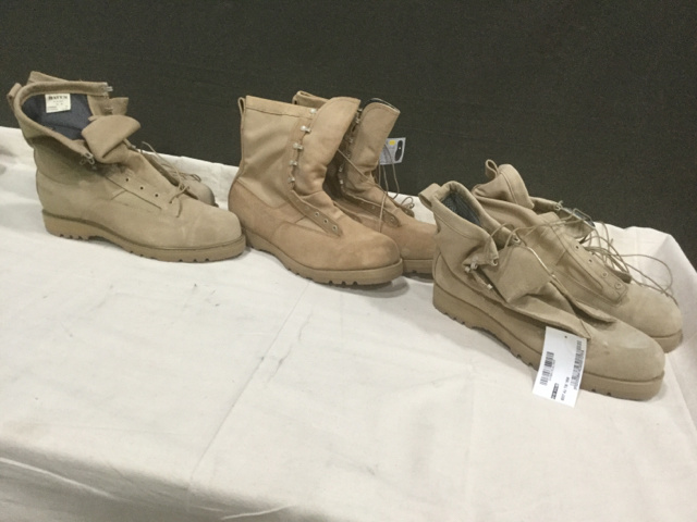 (27) Pairs of Combat Boots