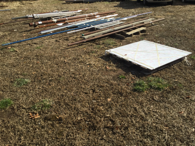 (23) Pipes, (20) Metallic Tubes & Assorted Construction Materials