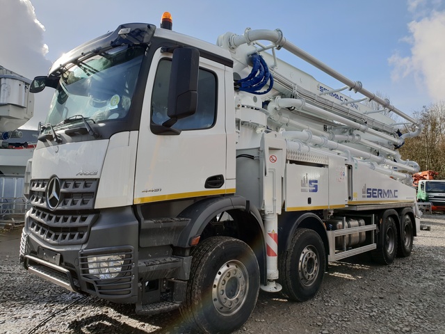 2019 Sermac 5Z42 AGL10-194-80 Concrete Pump on Mercedes Benz Arocs 8x4 Truck 2019 Sermac 5Z42 AGL10-194-80 Concrete Pump on Mercedes Benz Arocs 8x4 Truck