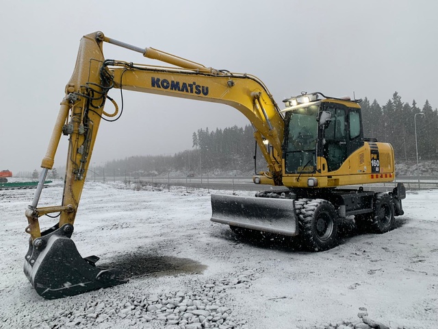 2005 Komatsu PW160-7K Wheel Excavator 2005 Komatsu PW160-7K Wheel Excavator