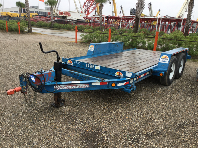 2008 Towmaster T-10DT T/A Tilt Deck Equipment Trailer
