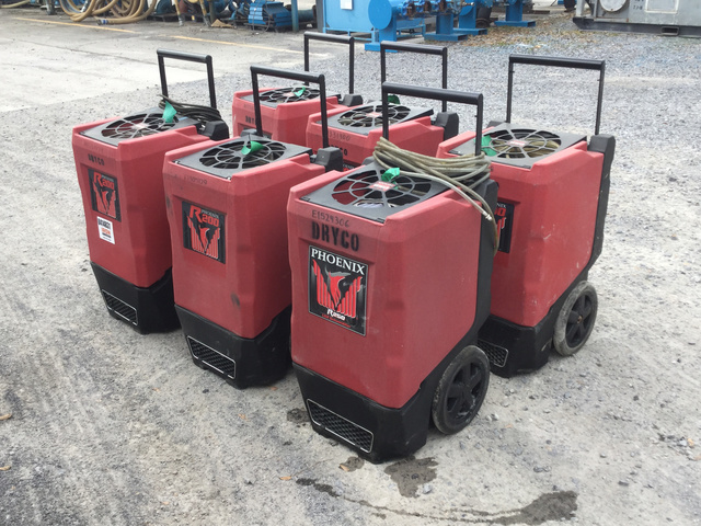 Lot of (6) Therma-Stor Phoenix R200 Dehumidifier