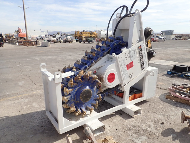 2019 Kemroc EK140 Excavator Chain Cutter/Trencher Attachment-Unused