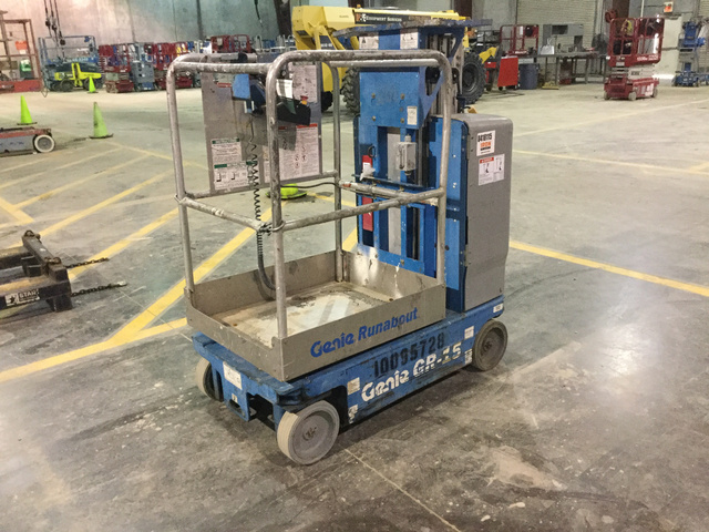 2012 Genie GR-15 Vertical Mast Lift