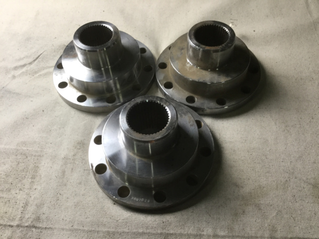 (3) General Dynamics 3001028 Vehicular Universal Joint Companion Flanges (3) General Dynamics 3001028 Vehicular Universal Joint Companion Flanges