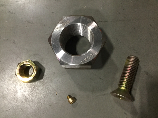 (71) Hexagon Plain Nuts, (1) Valve Disk, (10) Flat Washers & Assorted Parts