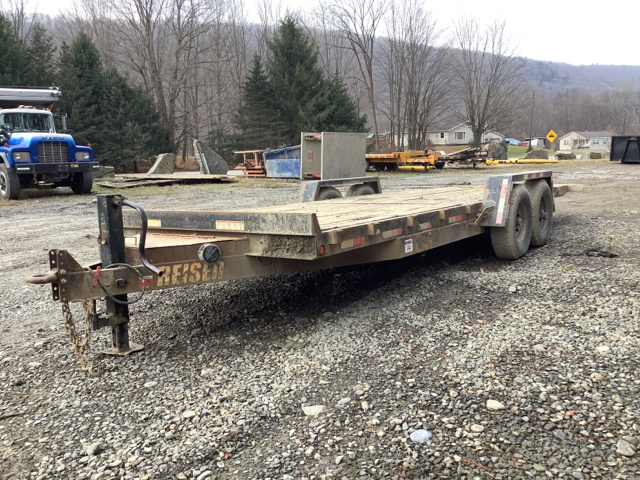 2013 Reiser T/A Tilt Deck Equipment Trailer