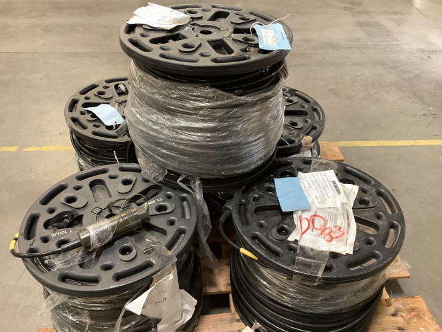 (5) Spools of Fiber Optic Cable