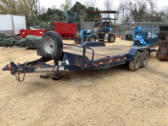 2015 Diamond C 45HDT T/A Tilt Deck Equipment Trailer