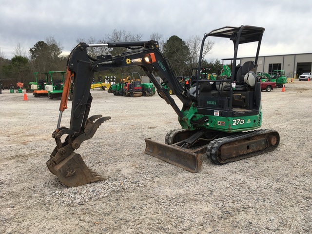 2014 John Deere 27D Mini Excavator