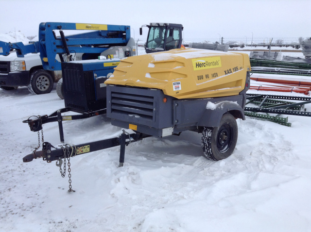 2013 Atlas Copco XAS185JD7PE Air Compressor