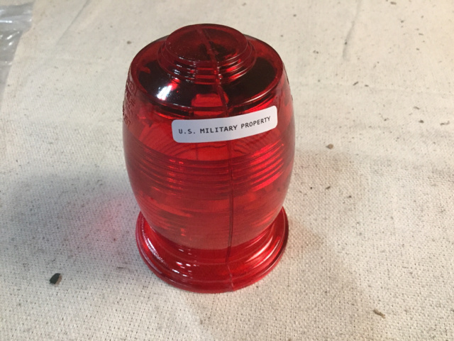 (55) Whelen A402R Strobe Light Covers (55) Whelen A402R Strobe Light Covers