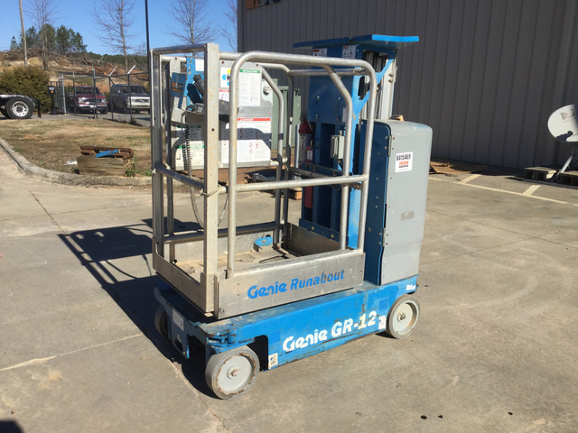 2012 Genie GR-12 Vertical Mast Lift