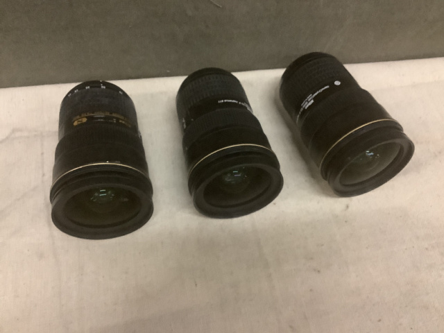 (3) DSLR Camera Lenses (3) DSLR Camera Lenses