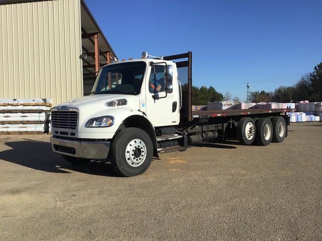 2012 Freightliner M2 106 Tri/A Flatbed Truck 2012 Freightliner M2 106 Tri/A Flatbed Truck