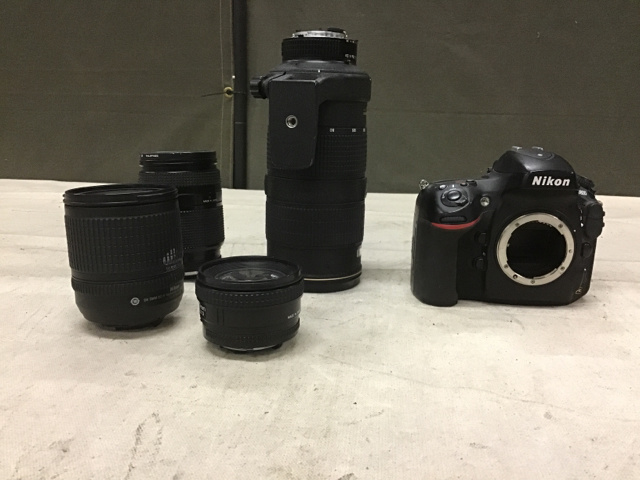 Nikon D800 DSLR Camera Body w/Lenses Nikon D800 DSLR Camera Body w/Lenses